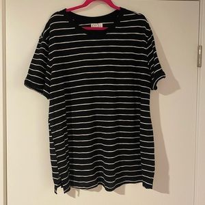 Maurices Black Stripe Tee